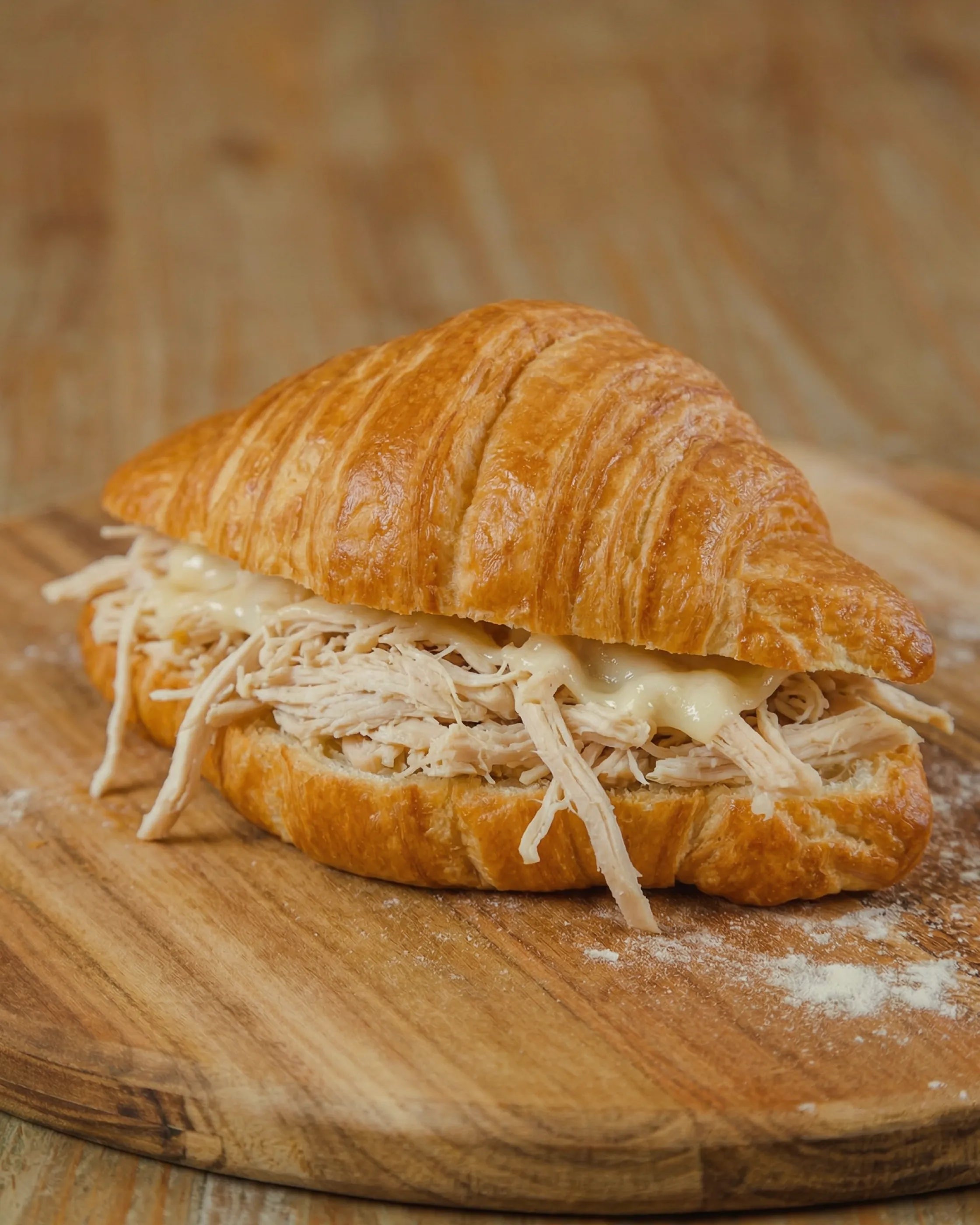 Sándwich de pollo y queso